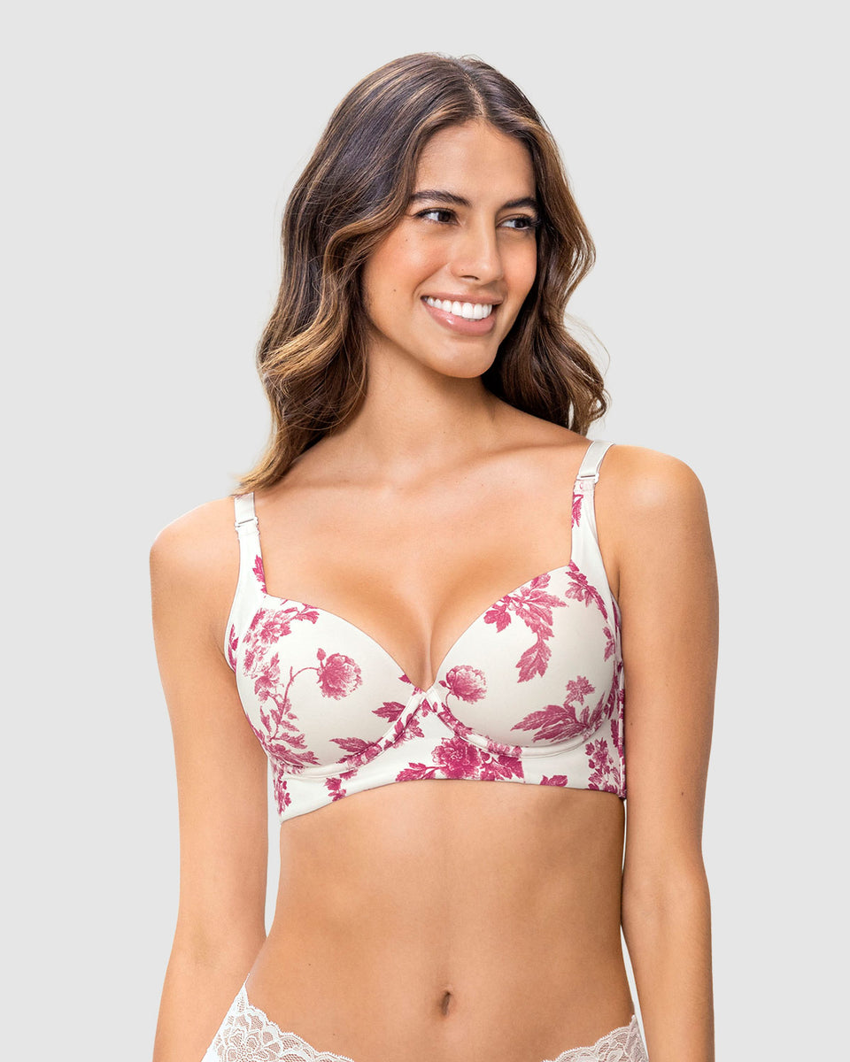 Brasier de cubrimiento alto en sisa y espalda Cover Bra
