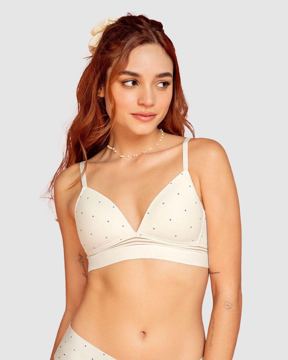 Brasier ultracómodo sin arcos ni estructuras internas