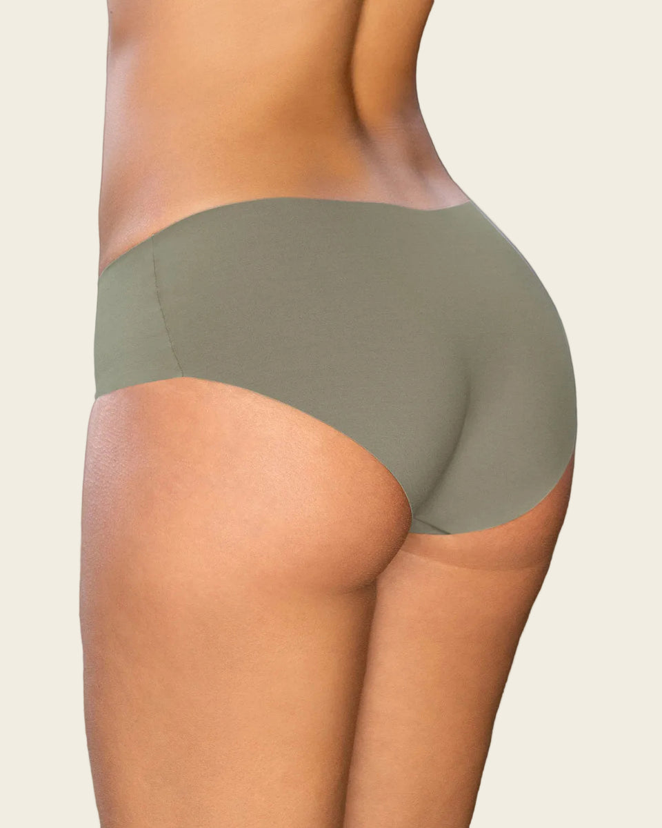 Calzón hípster invisible ultraplano sin elásticos y de pocas costuras