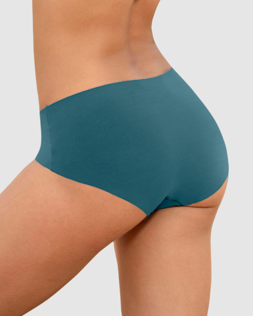 Calzón hípster invisible ultraplano sin elásticos y de pocas costuras