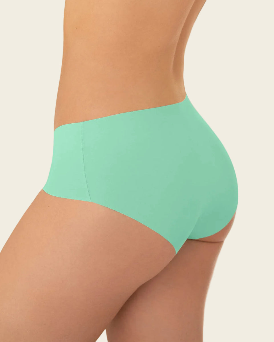 Calzón hípster invisible ultraplano sin elásticos y de pocas costuras