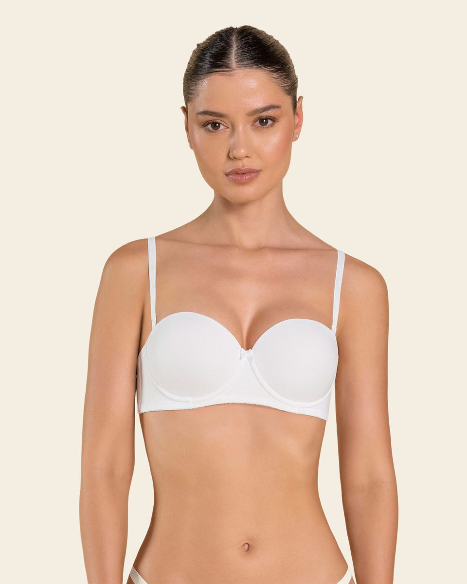 Brasier strapless con realce incorporado