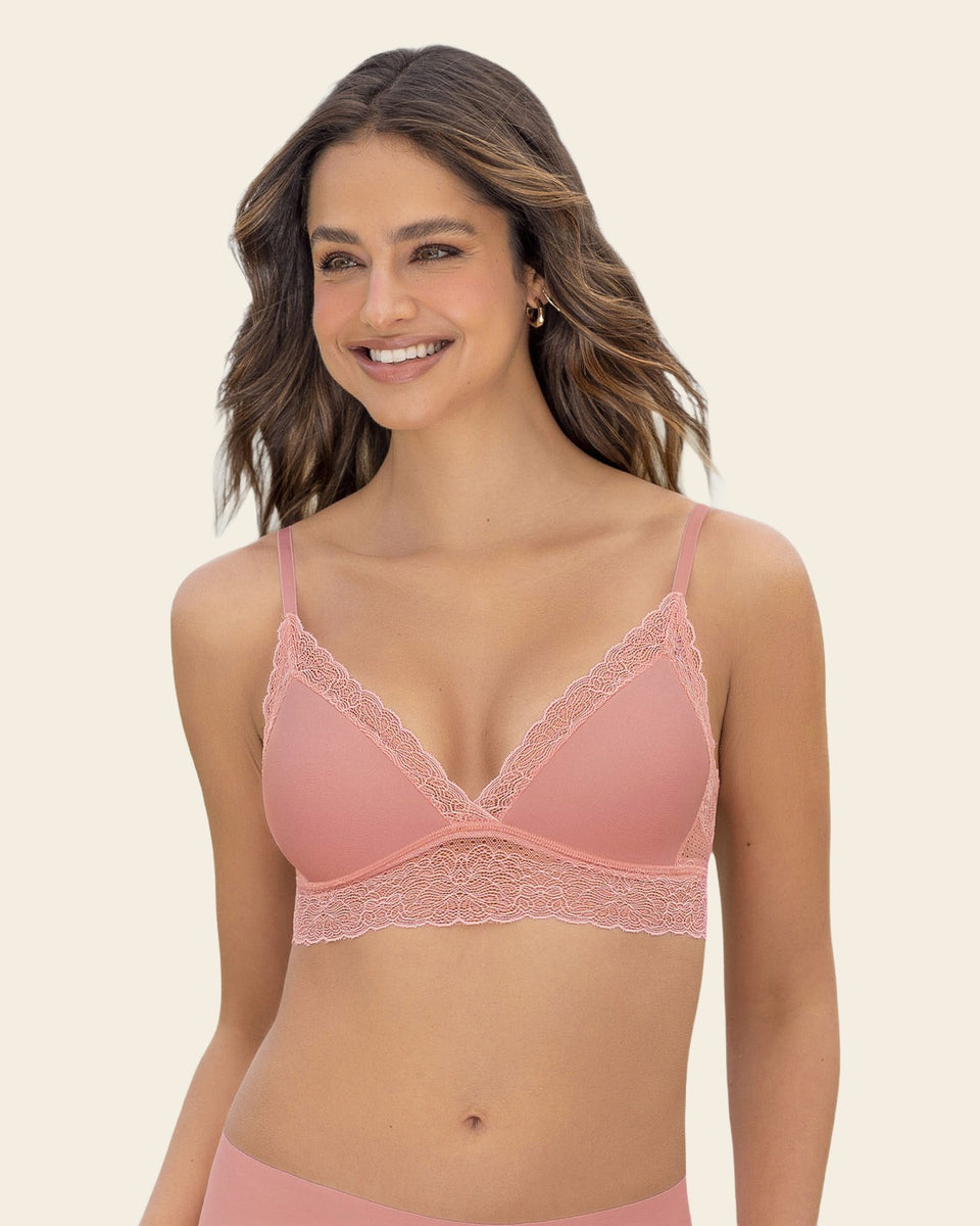 Bralette en encaje sexy y natural