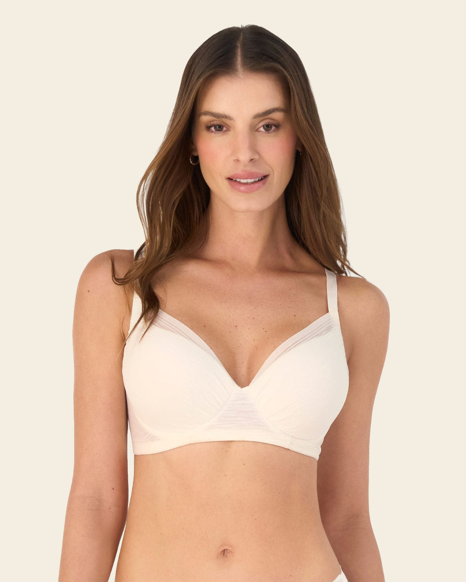 Brasier con cubrimiento total del busto comfort fit