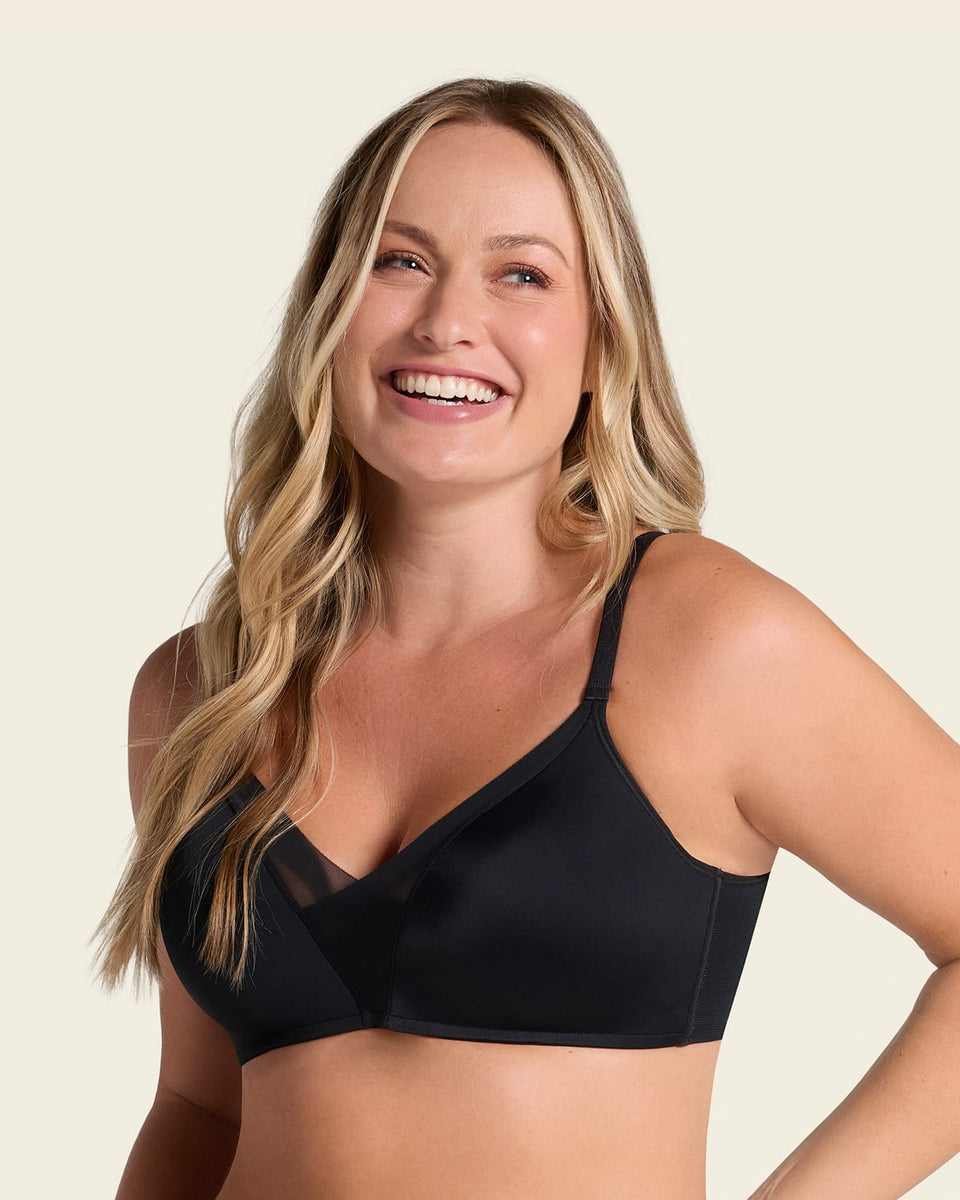 Brasier sin arco de realce alto incorporado magical bra