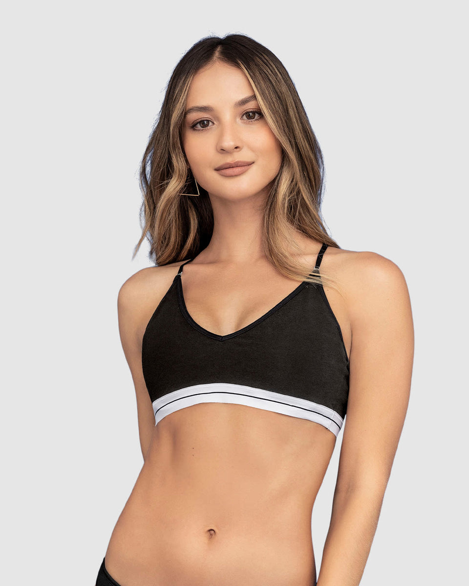 Top en algodón ultracómodo con cargaderas graduables