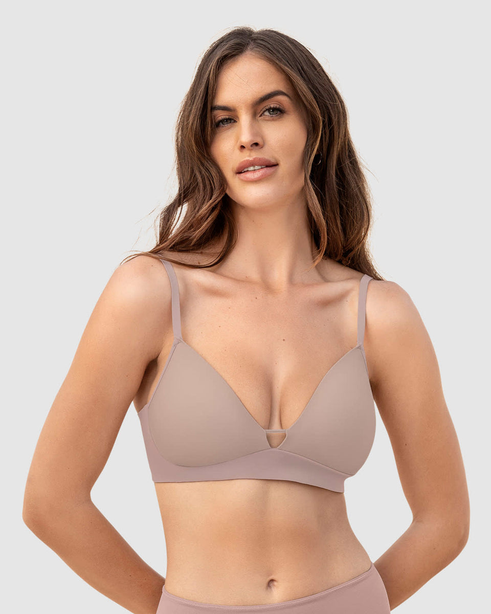 Brasier cómodo ultraplano en base y espalda