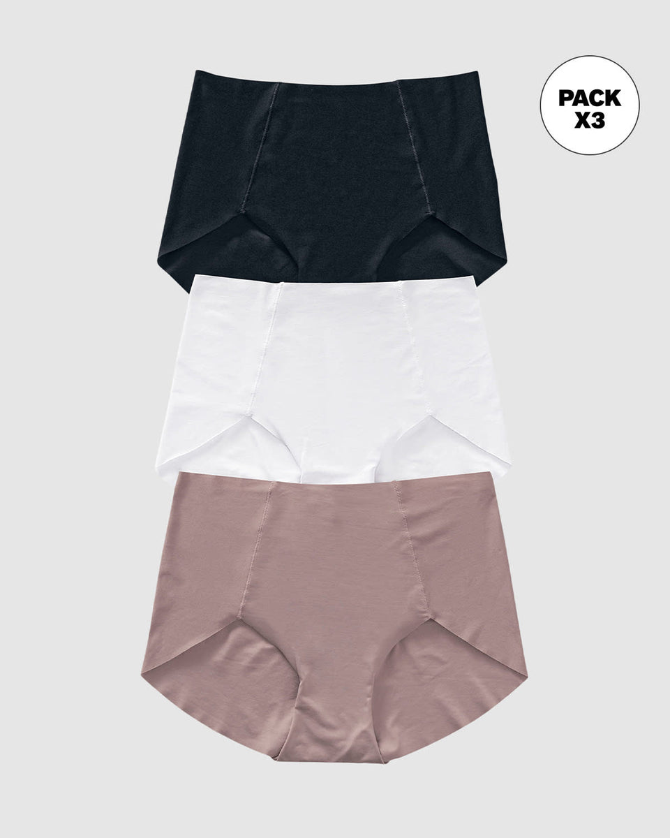 Paquete x 3 calzones clásicos de apariencia invisible