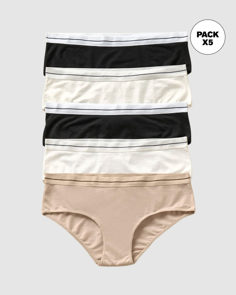 Paquete x 5 calzones estilo hipster