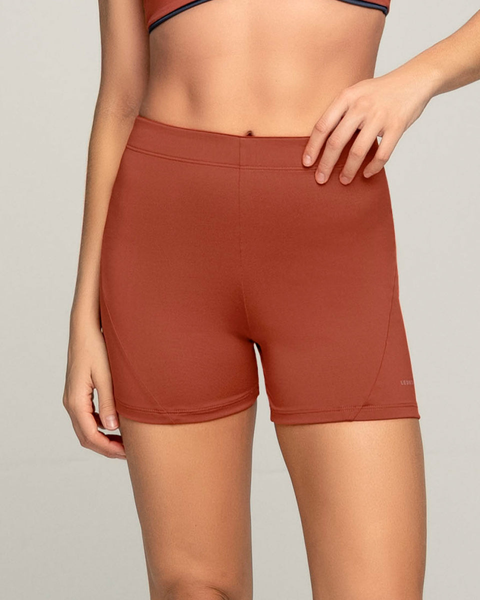 Short corto deportivo ajustado y ligero con cómodo elástico en cintura