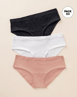 3calzones estilo hipster en algodón#color_s57-blanco-negro-rosa-claro
