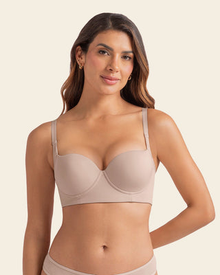 Brasier triangular con cubrimiento de sisa y espalda#color_802-cafe-claro