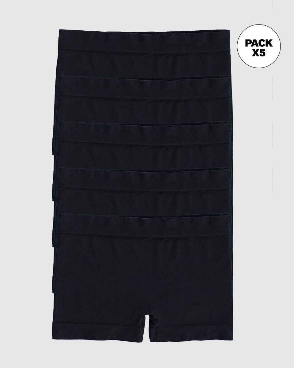 Paquete x5 bóxers en tecnología seamless de total comodidad