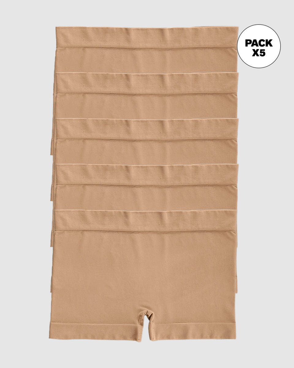 Paquete x5 bóxers en tecnología seamless de total comodidad