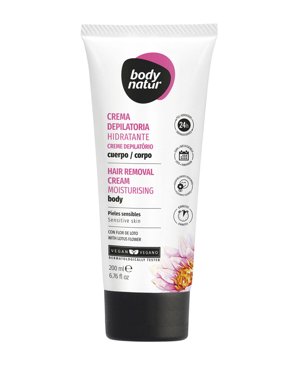 Body Natur crema depilatoria hidratante corporal 200ml