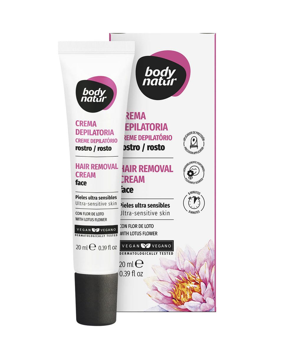 Body Natur crema depilatoria hidratante rostro 20ml