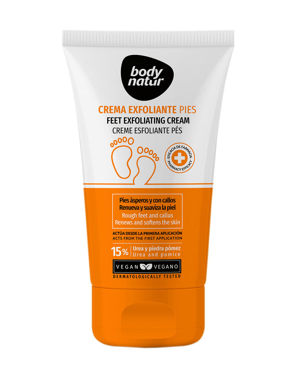 Body Natur crema exfoliante para pies 100 ml