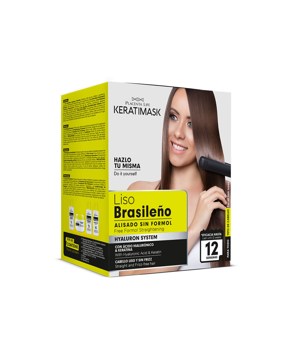 Kit liso brasileño keratimask