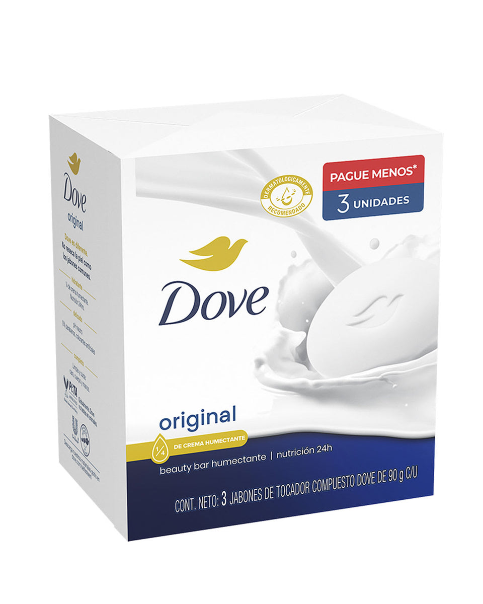 Jabón barra Dove X3 90 gr.