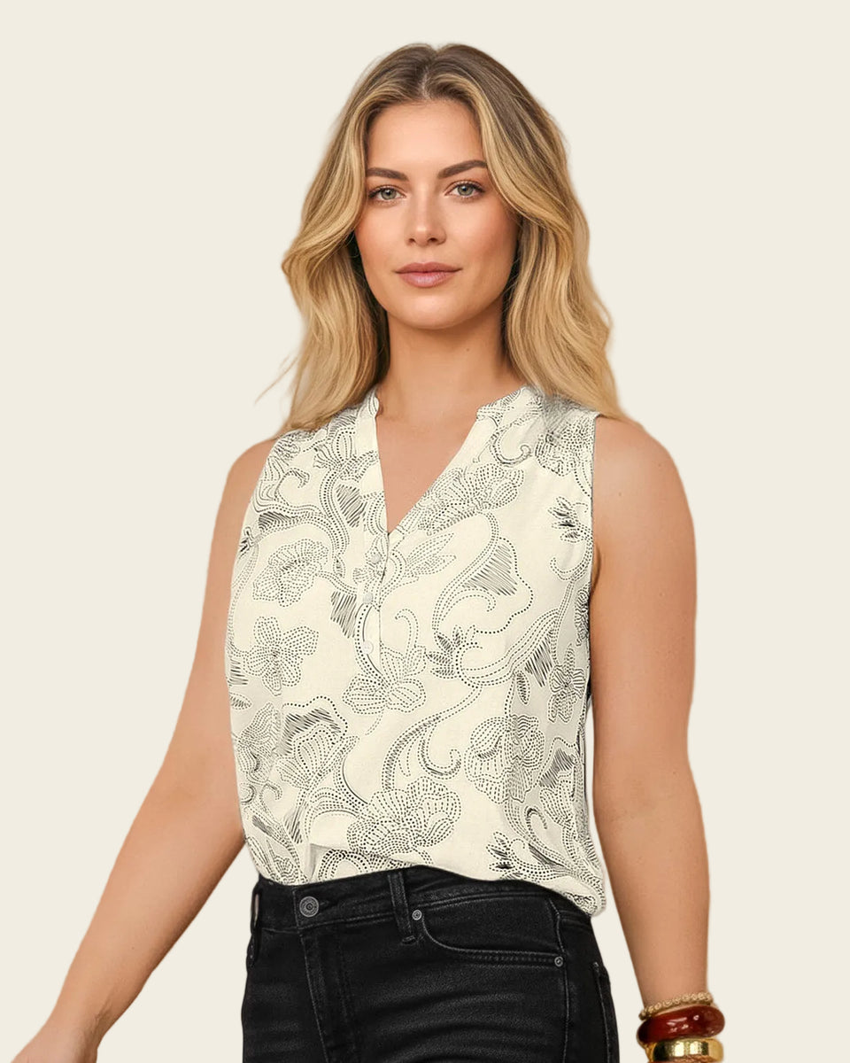 Blusa manga sisa abotonable