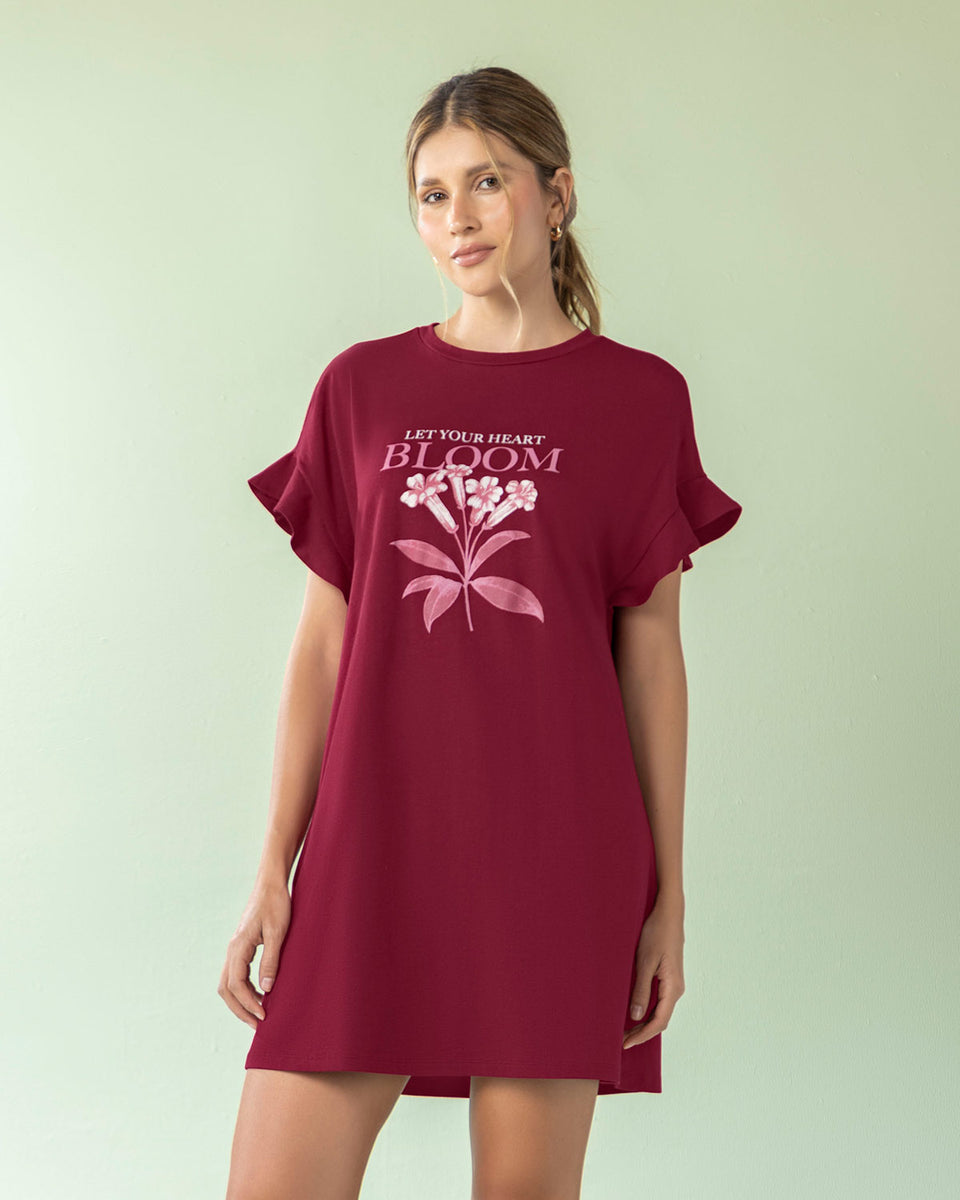 Batola corta con vuelo en borde en mangas