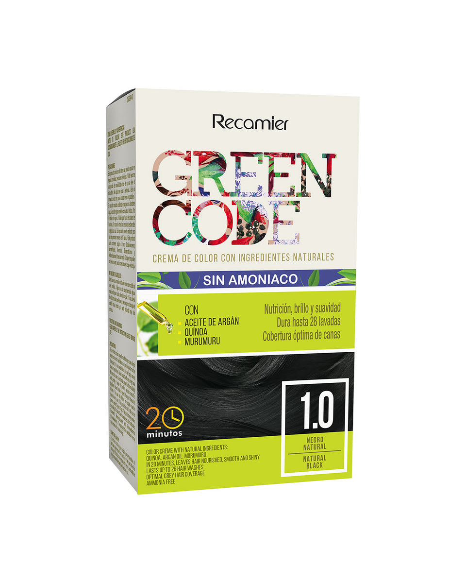 Tinte green code sin amoniaco