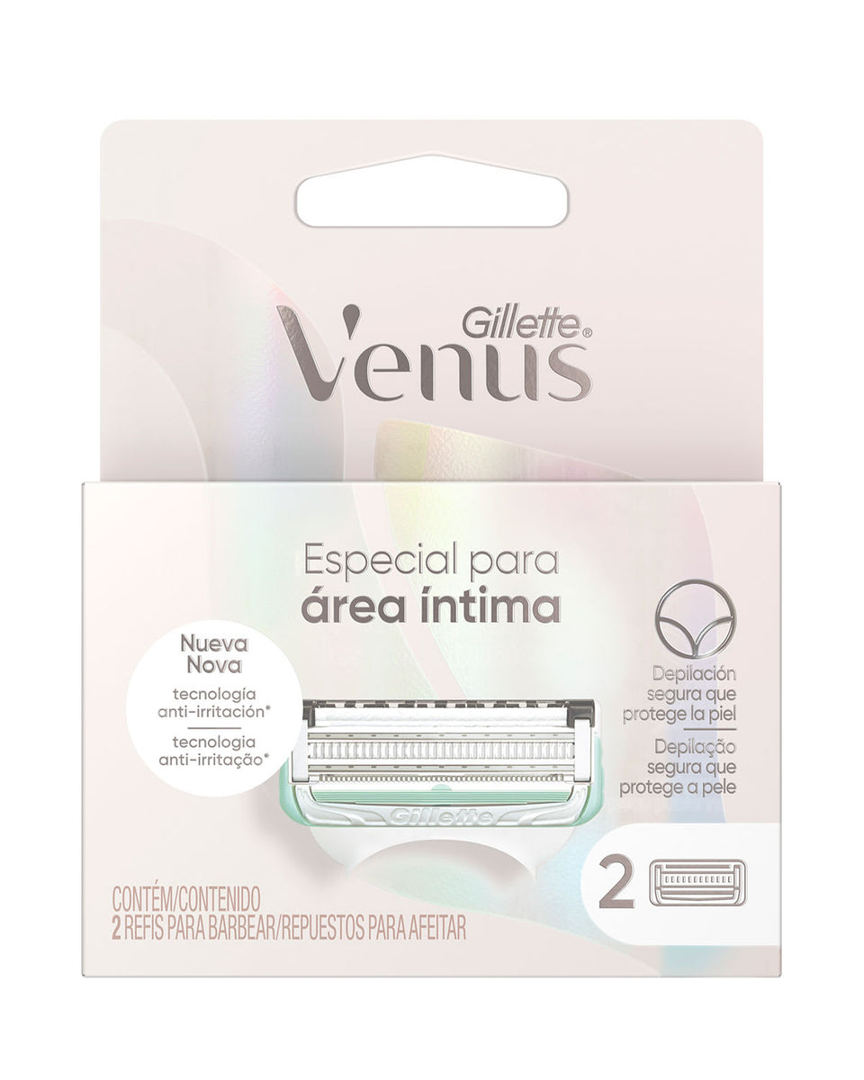 Venus Íntima: 2 repuestos de afeitadora