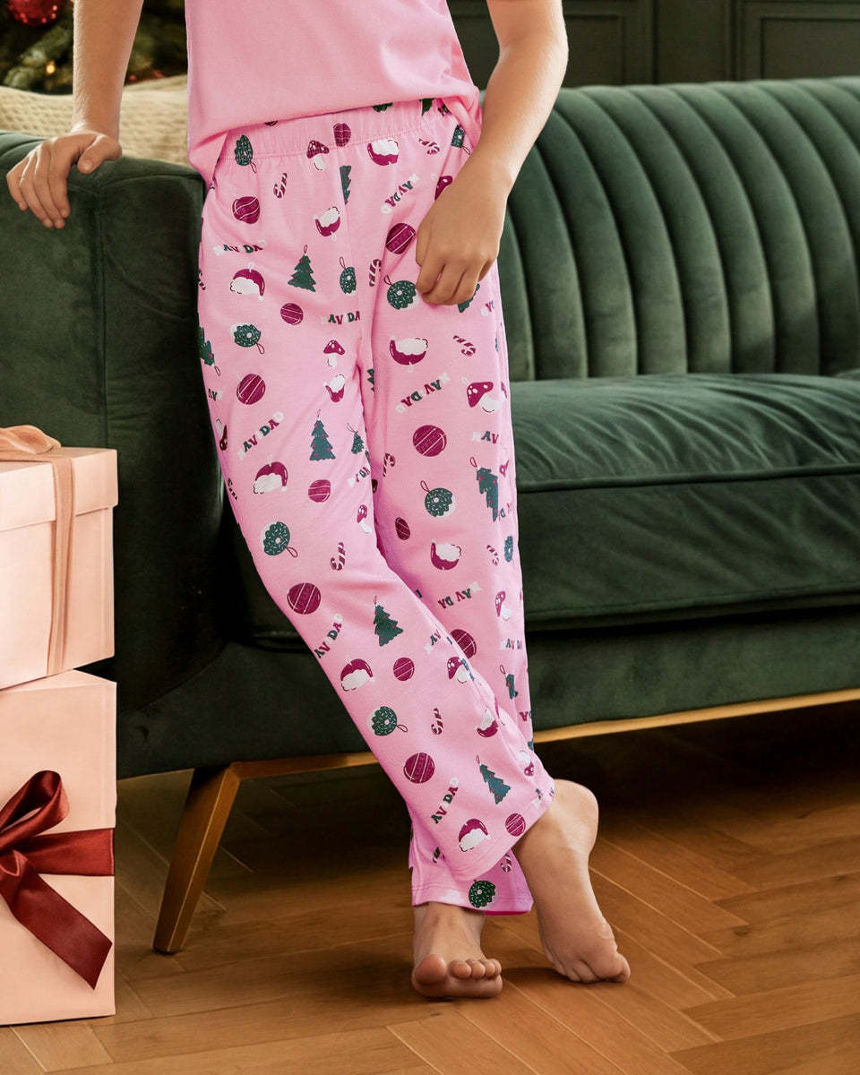 Pantalón estampado infantil de pijama