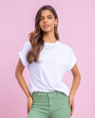 Camiseta con cuello redondo#color_000-blanco