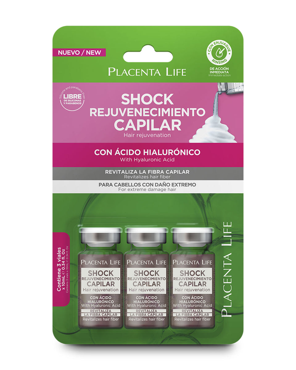 Shock Tratamiento Capilar Placenta Life