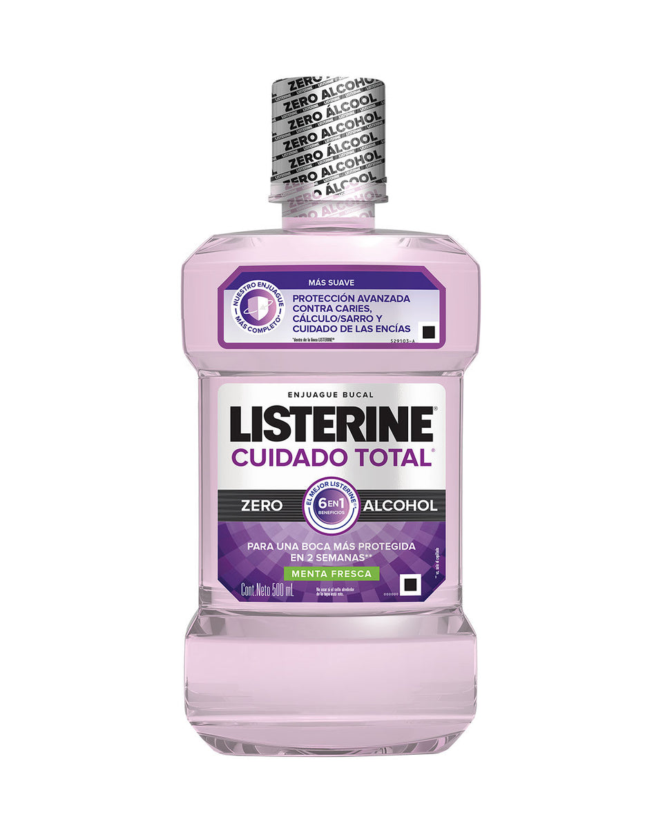 Listerine cuidado total zero x 500ml