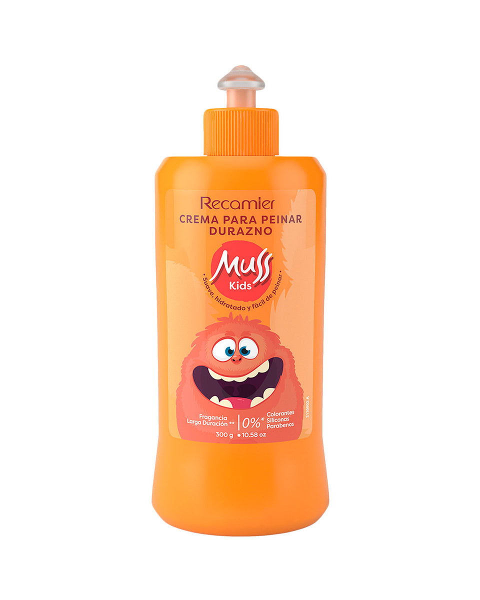Crema de peinar Muss Kids Durazno x 300 gr