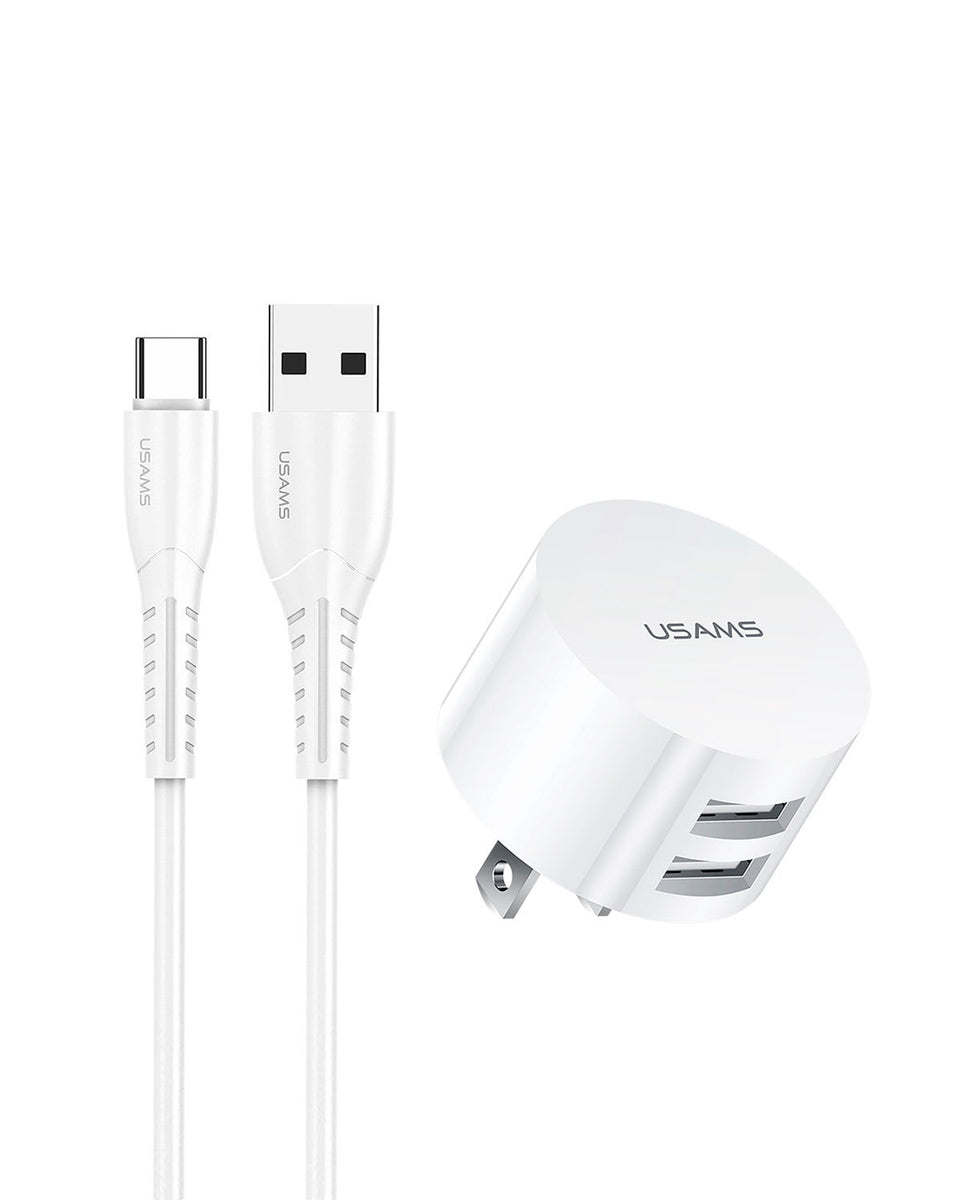 Kit Cargador Pared + Cable Type-C