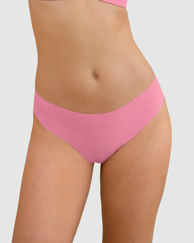 Calzón brasilera invisible ultraplano sin elásticos y de pocas costuras#color_951-rosado