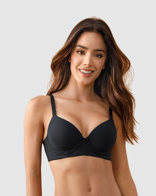 Brasier de realce alto copa lisa#color_700-negro