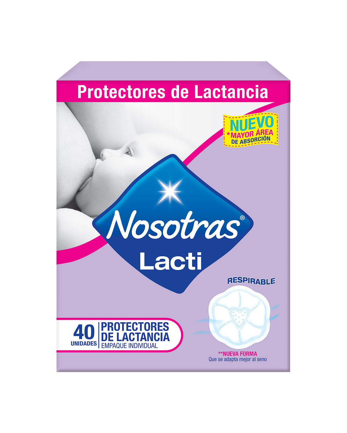 Nosotras Protectores de Lactancia 40 und