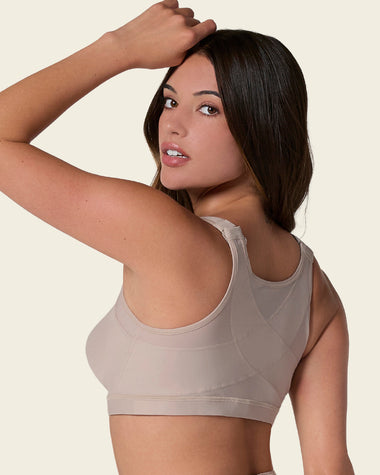 Brasier facilitador de postura con control de volumen del busto Multi/Functional#color_802-cafe-claro