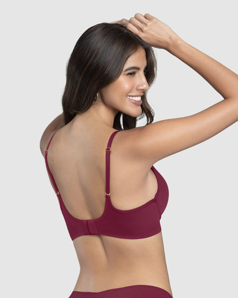 Brasier invisible de realce alto Memory Bra#color_a97-vino