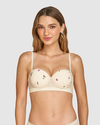 Brasier balconet con realce medio y espalda en tul#color_088-estampado-frambuesas