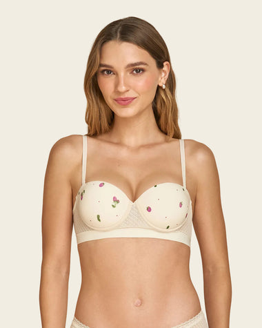 Brasier balconet con realce medio y espalda en tul#color_088-estampado-frambuesas