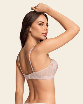 Brasier balconet con realce medio y espalda en tul#color_394-fondo-rosado-estampado