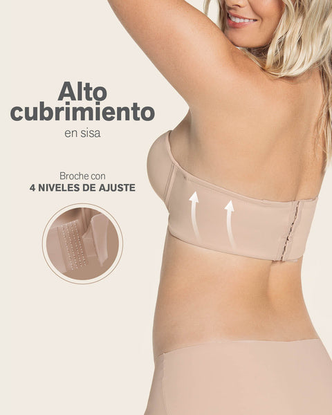 Strapless bustier 360° de perfección#color_801-cafe-medio