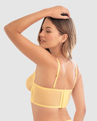 Brasier tipo bralette en encaje y transparencias#color_b58-amarillo