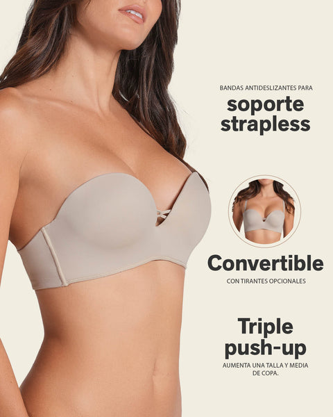 Brasier WOW de triple realce ideal como strapless#color_300-violeta