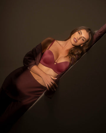 Brasier WOW de triple realce ideal como strapless#color_240-vino