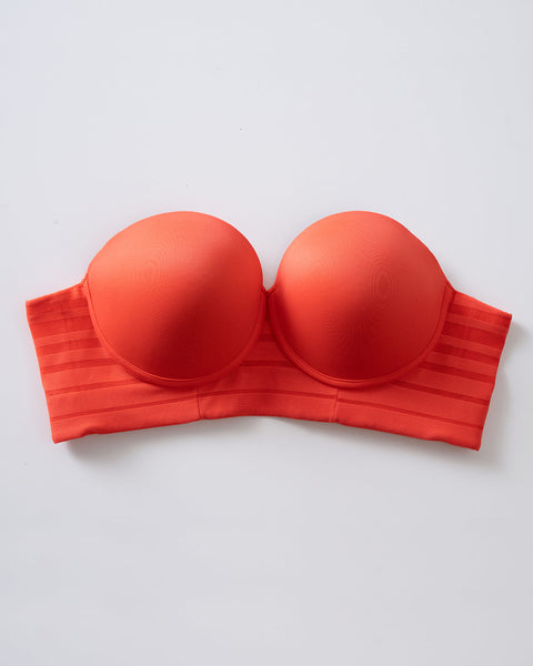 Brasier tipo bustier Support Strapless#color_204-coral-medio