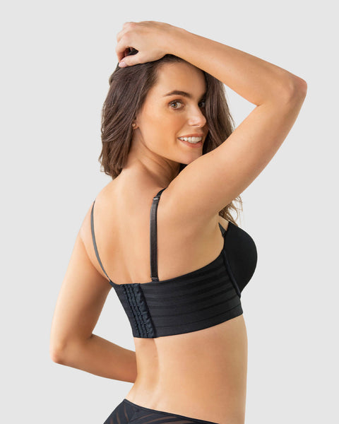 Paquete x2 brasieres tipo bustier support strapless#color_700-negro