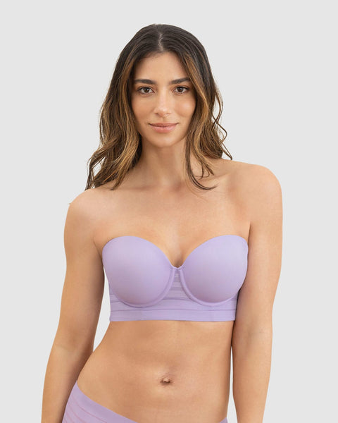 Brasier tipo bustier support strapless#color_a01-lila