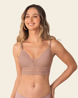 Bralette ultracómodo con delicados toques de encaje#color_a22-rosado-claro