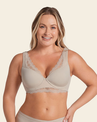 Brasier de gran cubrimiento Deep Coverage Bra#color_802-cafe-claro